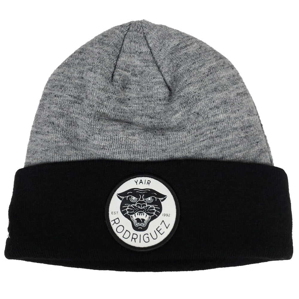 Yair Rodriguez Mitchell & Ness UFC Cuff Knit Beanie Hat Cap Patch Logo Black New